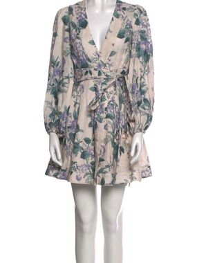 tallow plunge mini dress Zimmermann TALLOW PLUNGE MINI DRESS - 0932DRS253PKMF